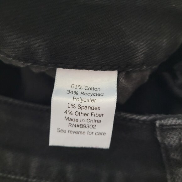 SO Juniors Black High Rise Shortie Shorts Distressed Cut Off Size 5 - Picture 5 of 11